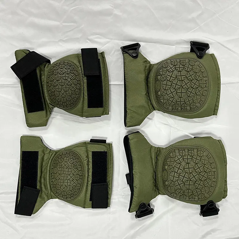 Antislip getextureerde tactische kniebeschermers