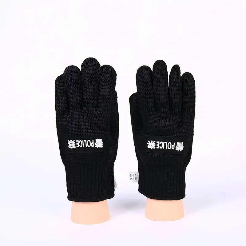 Snijbestendige gebreide beschermende handschoenen
