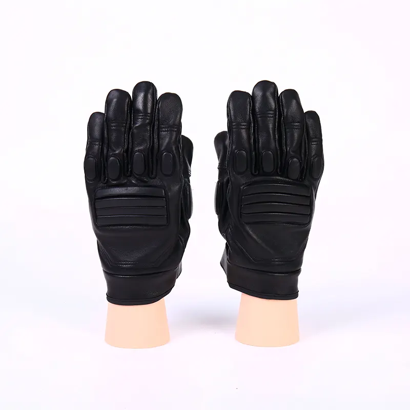 Lederen beschermende handschoenen met volledige vingers