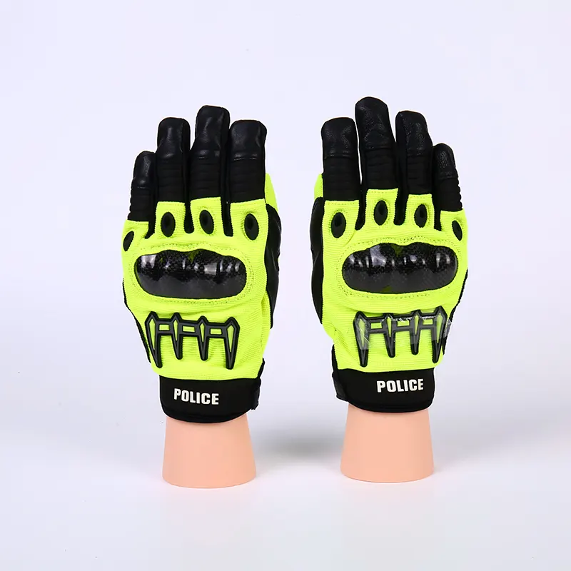 Tactische handschoenen met volledige vingers en mesh aan de achterkant